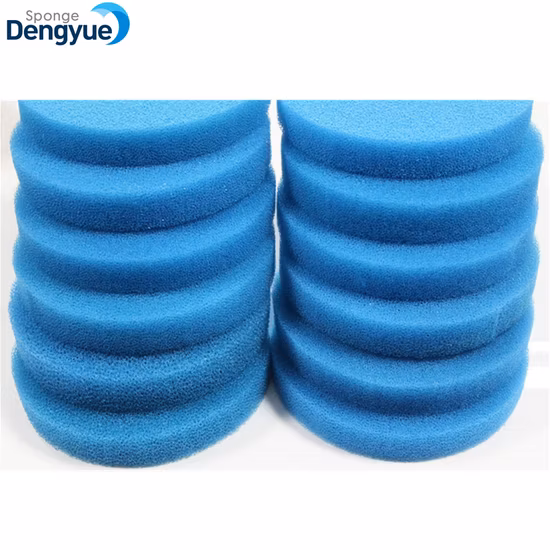 둥근 망상 개방 셀 폼 필터 스폰지 시트